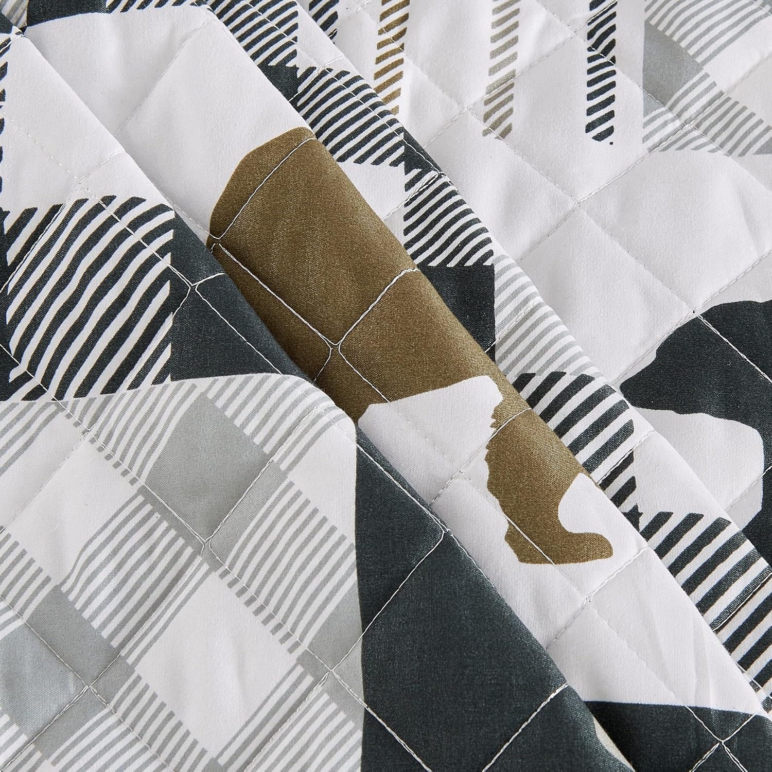 Rustic Quilt Set King Size with Shams