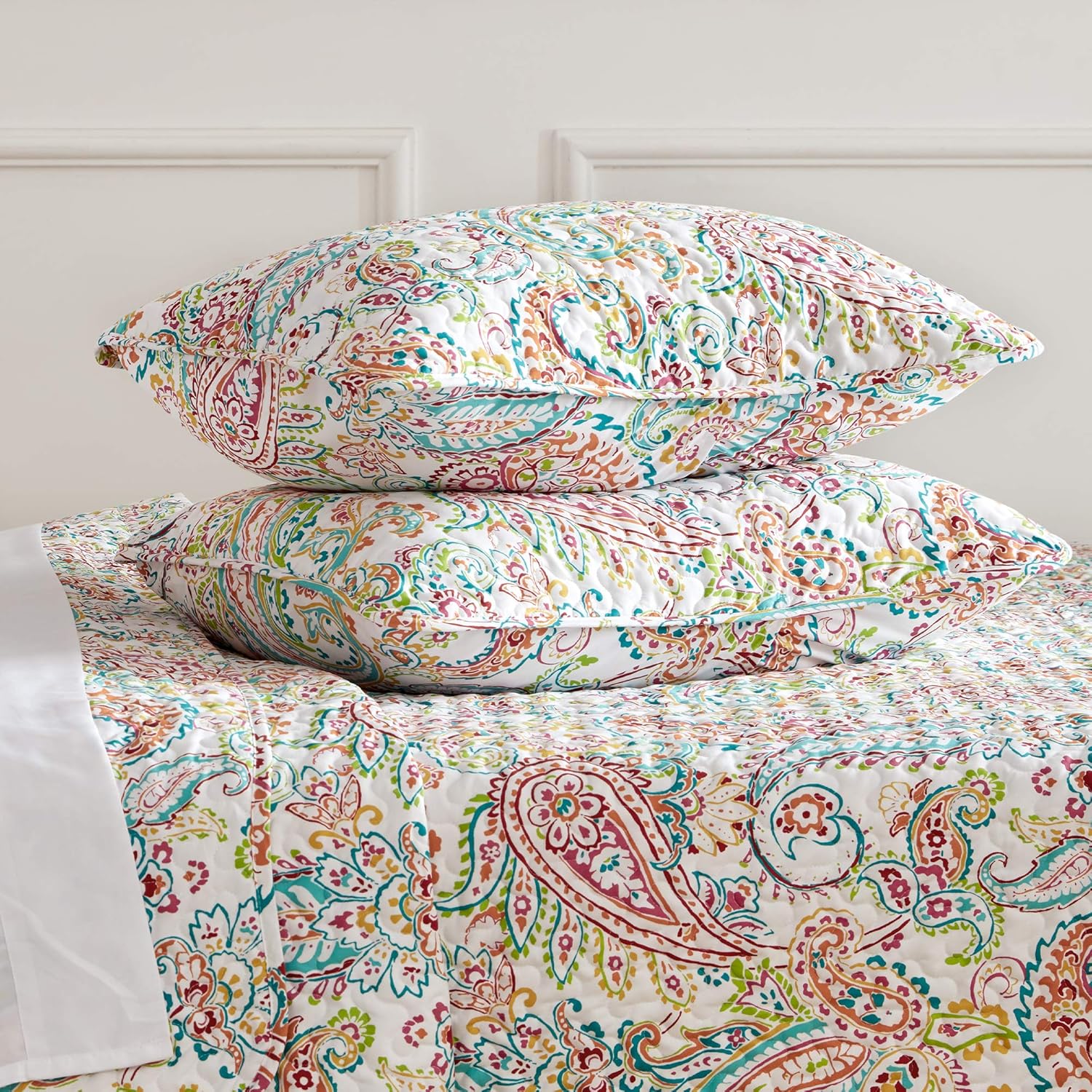 SLEEP ZONE 3-Piece Quilt Set - King Size Reversible 1