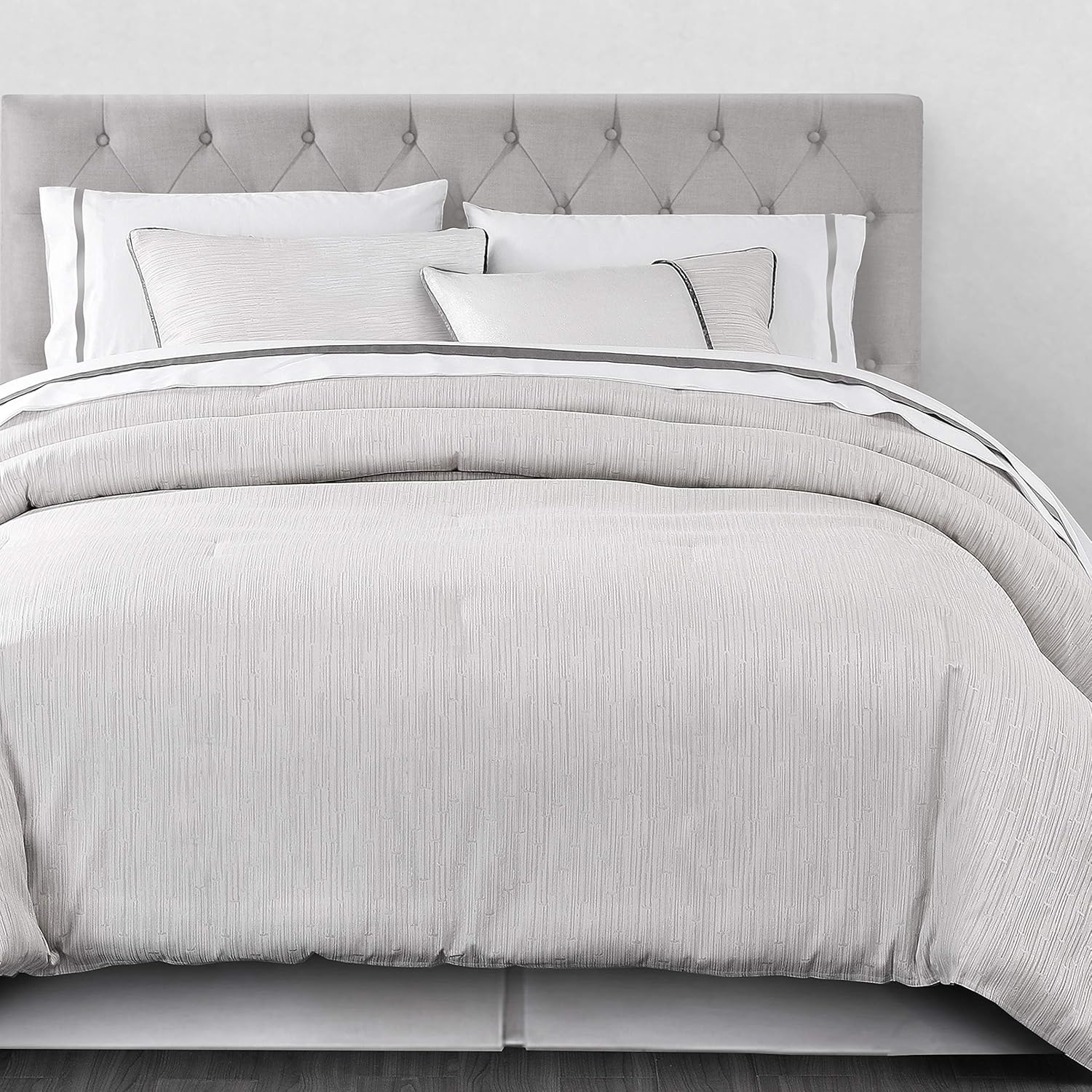 HiEnd Accents Celeste 4 Piece Super King Comforter Set 1