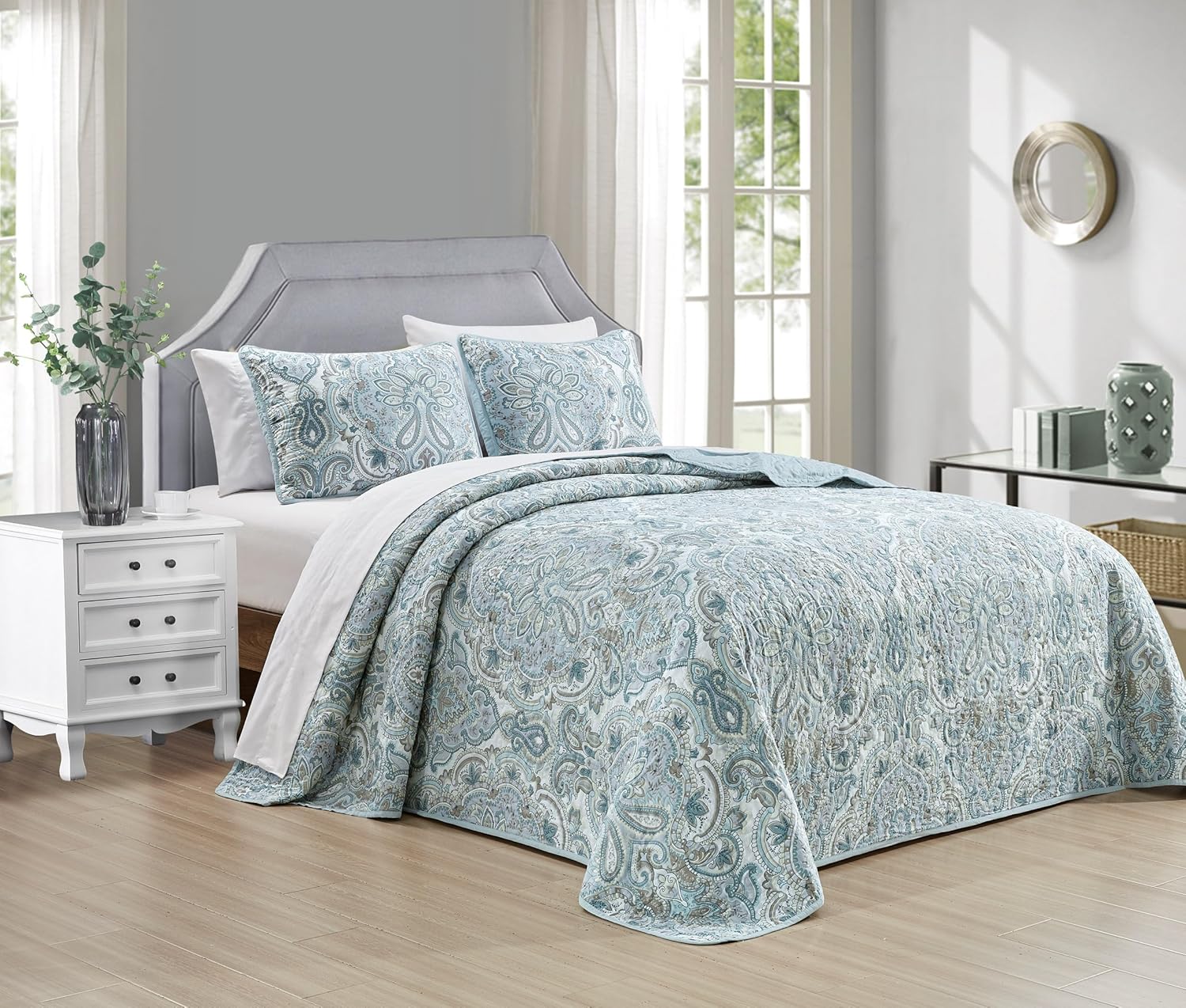 Grand Linen 3-Piece Quilt Set California King 118x95