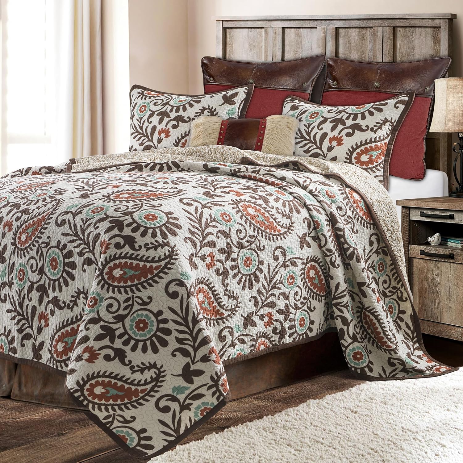 Paseo Road Rebecca 3 Piece Quilt Set Super King 1