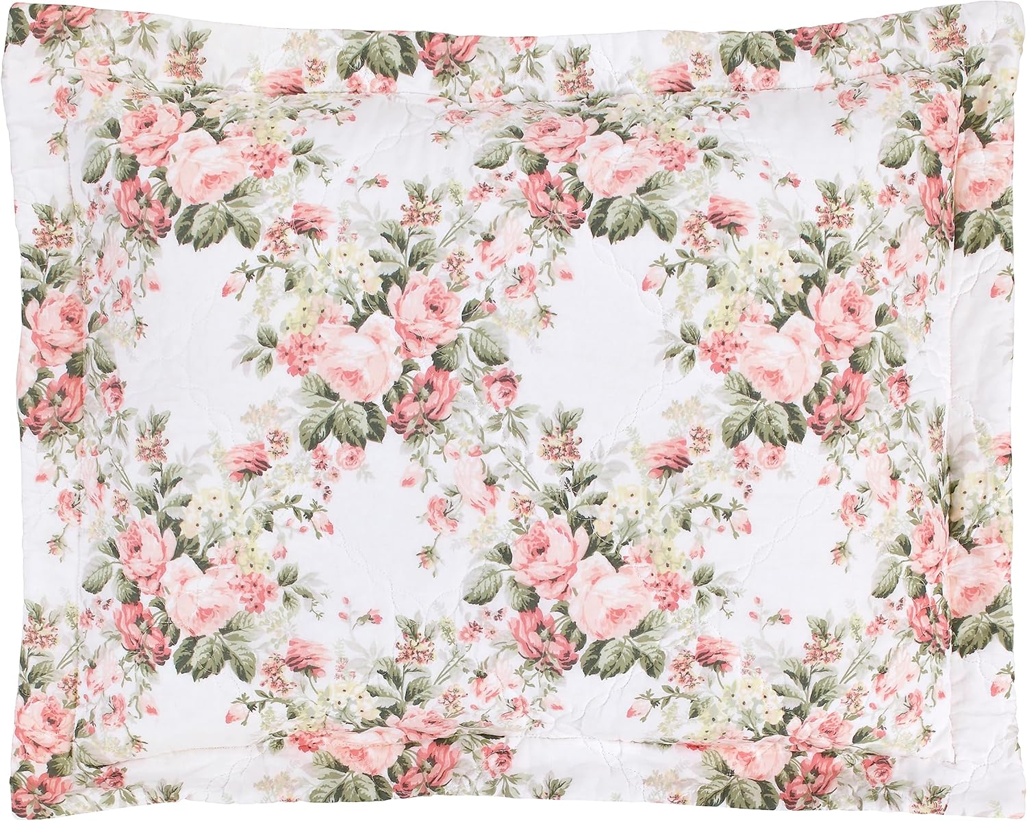 Laura Ashley Queen Quilt Set in Joyce Pink 1