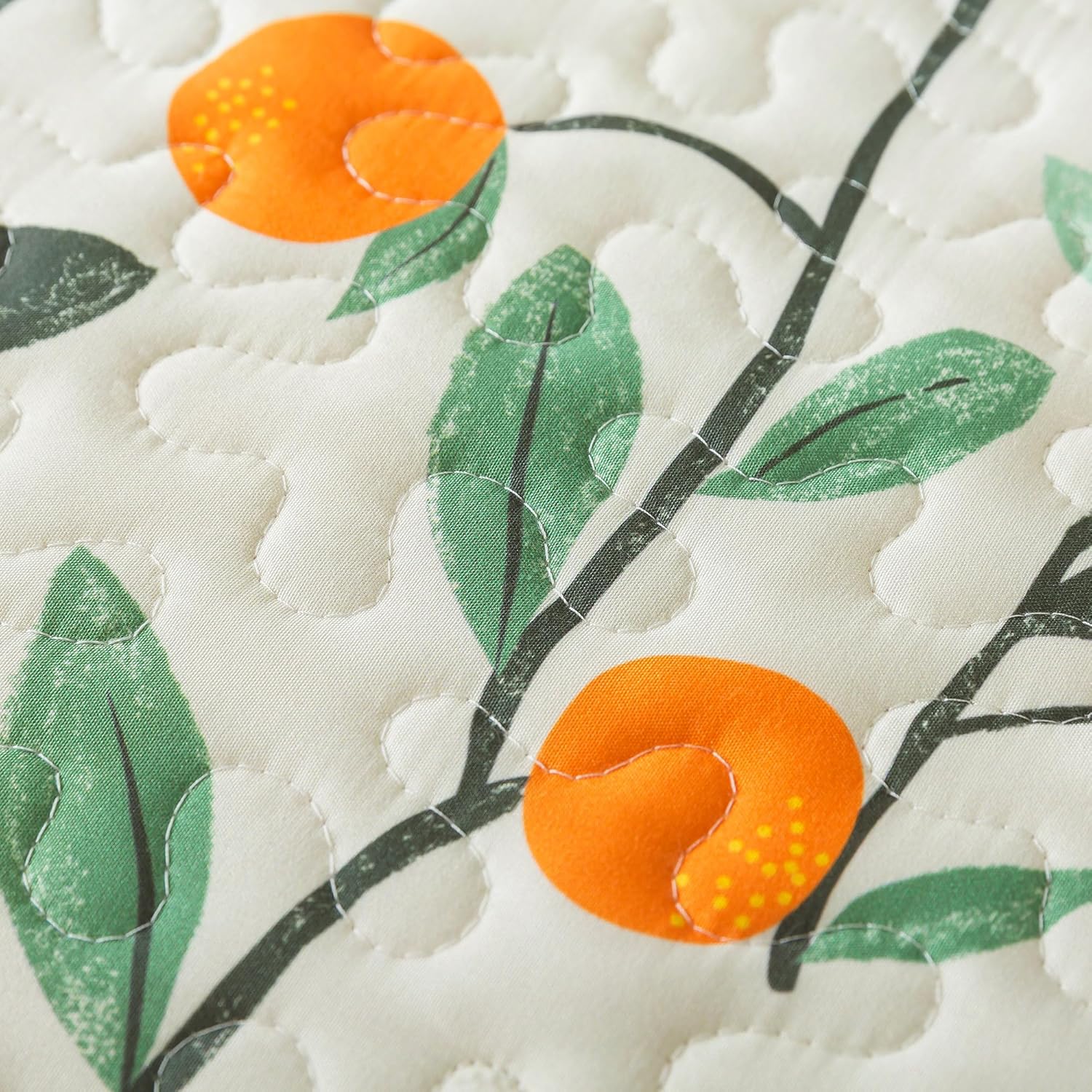 HoneiLife Floral Quilt Set King Size 3-Piece
