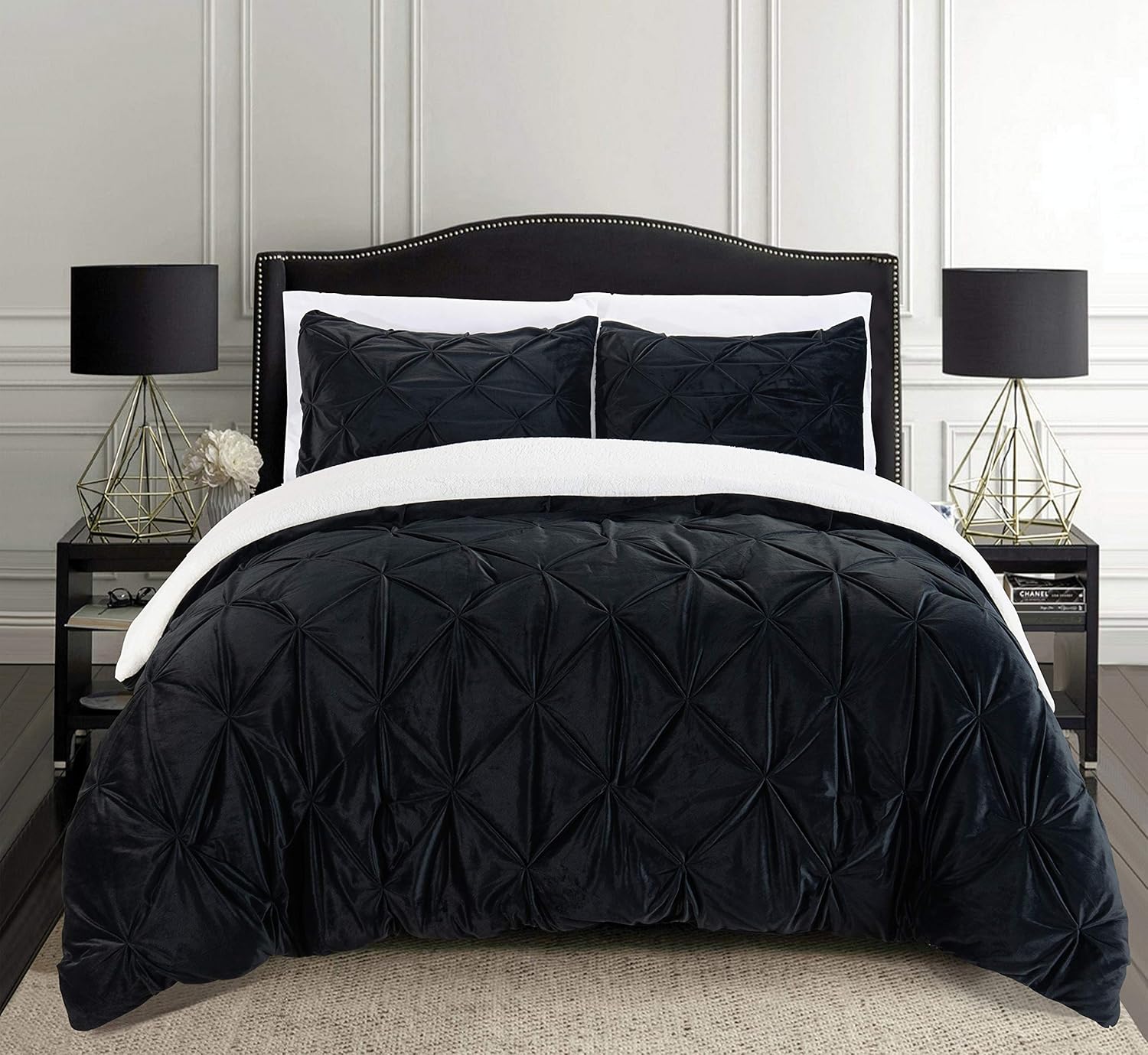 Elegant Comfort Reversible Down Alternative Comforter Set