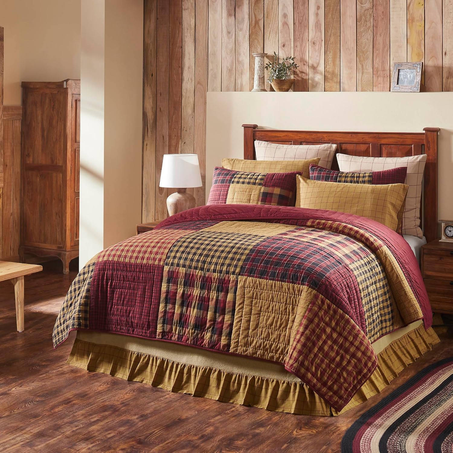 VHC Brands Connell 3 Piece Quilt Set 1