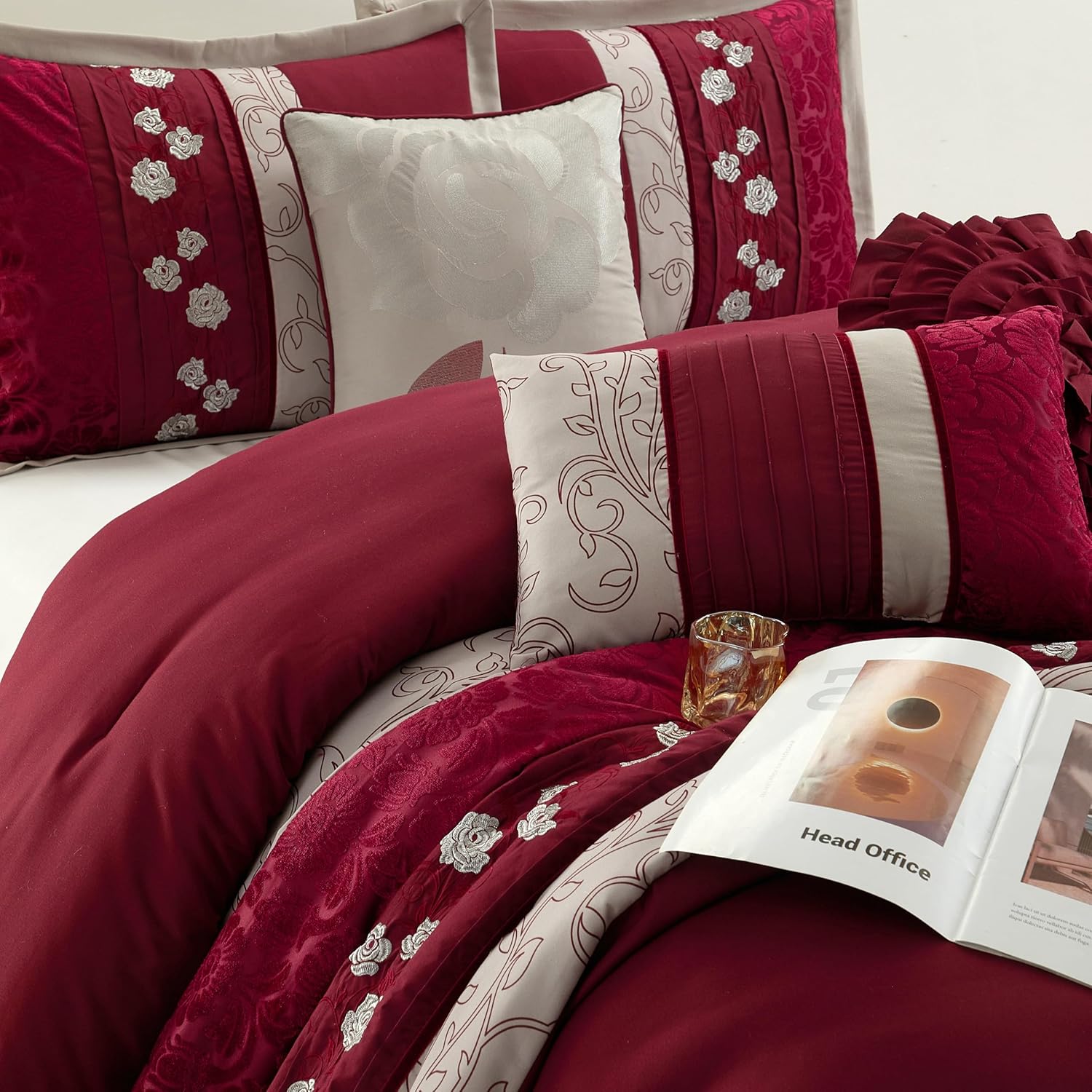 Stratford Park Floral 7-Piece Comforter Set California King