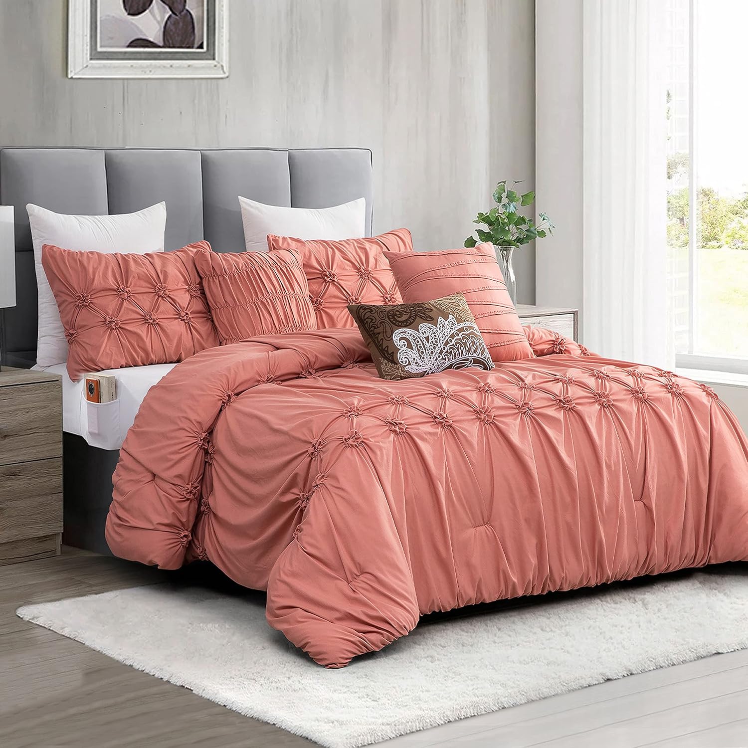 Elegant Comfort 12-Piece California King Bed-in-a-Bag