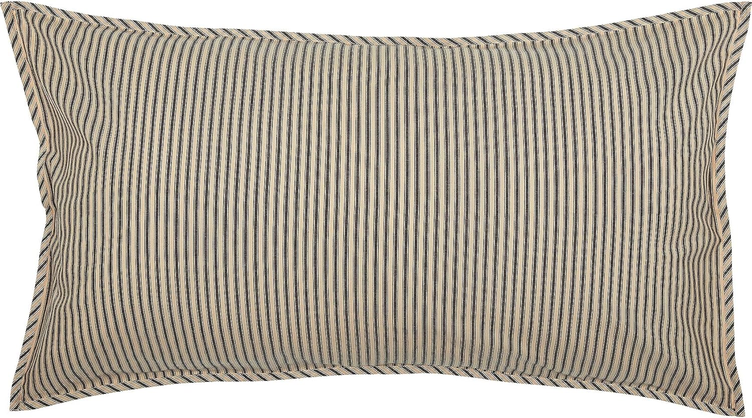 VHC Brands Sawyer Mill Ticking Stripe California King Quilt Set
