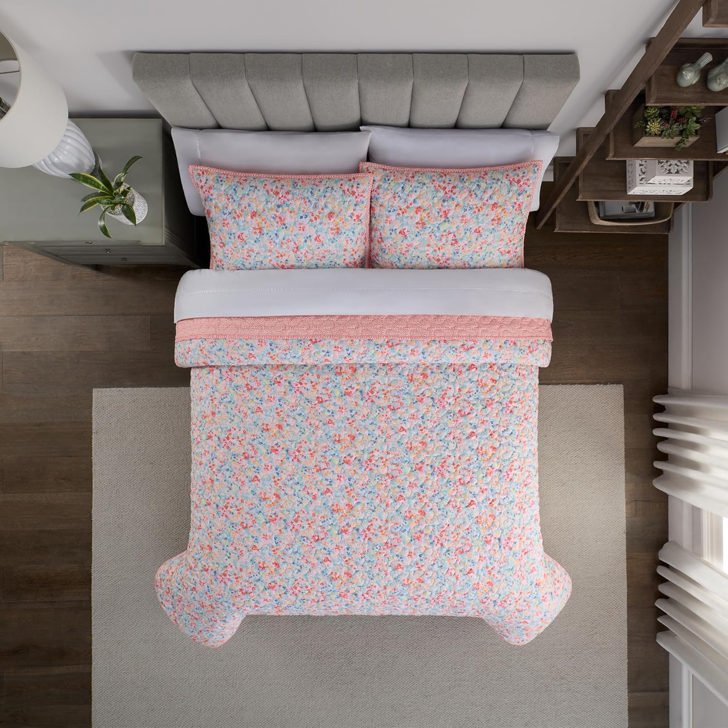 Waverly Traditions Vintage Speckle Queen Bedding Set