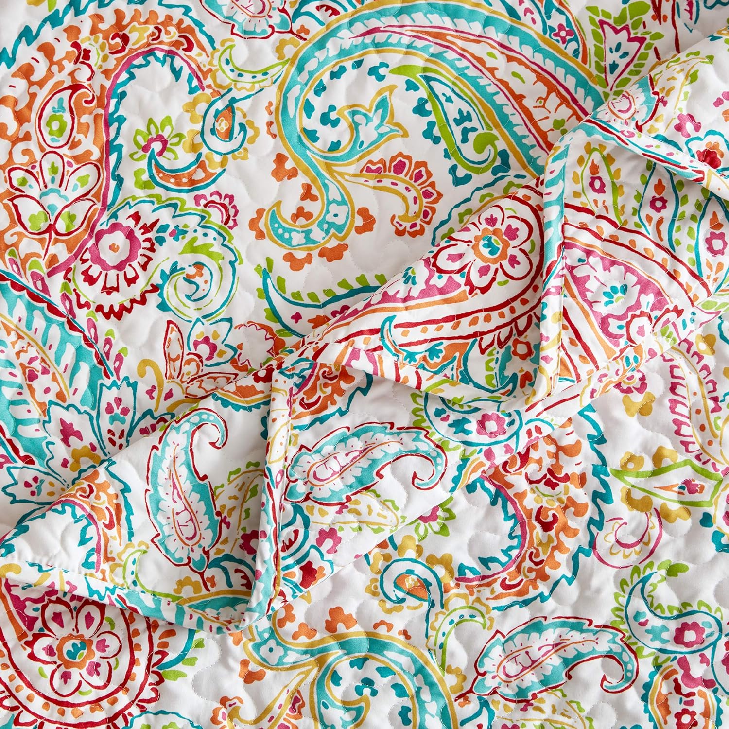 SLEEP ZONE 3-Piece Quilt Set - King Size Reversible 1