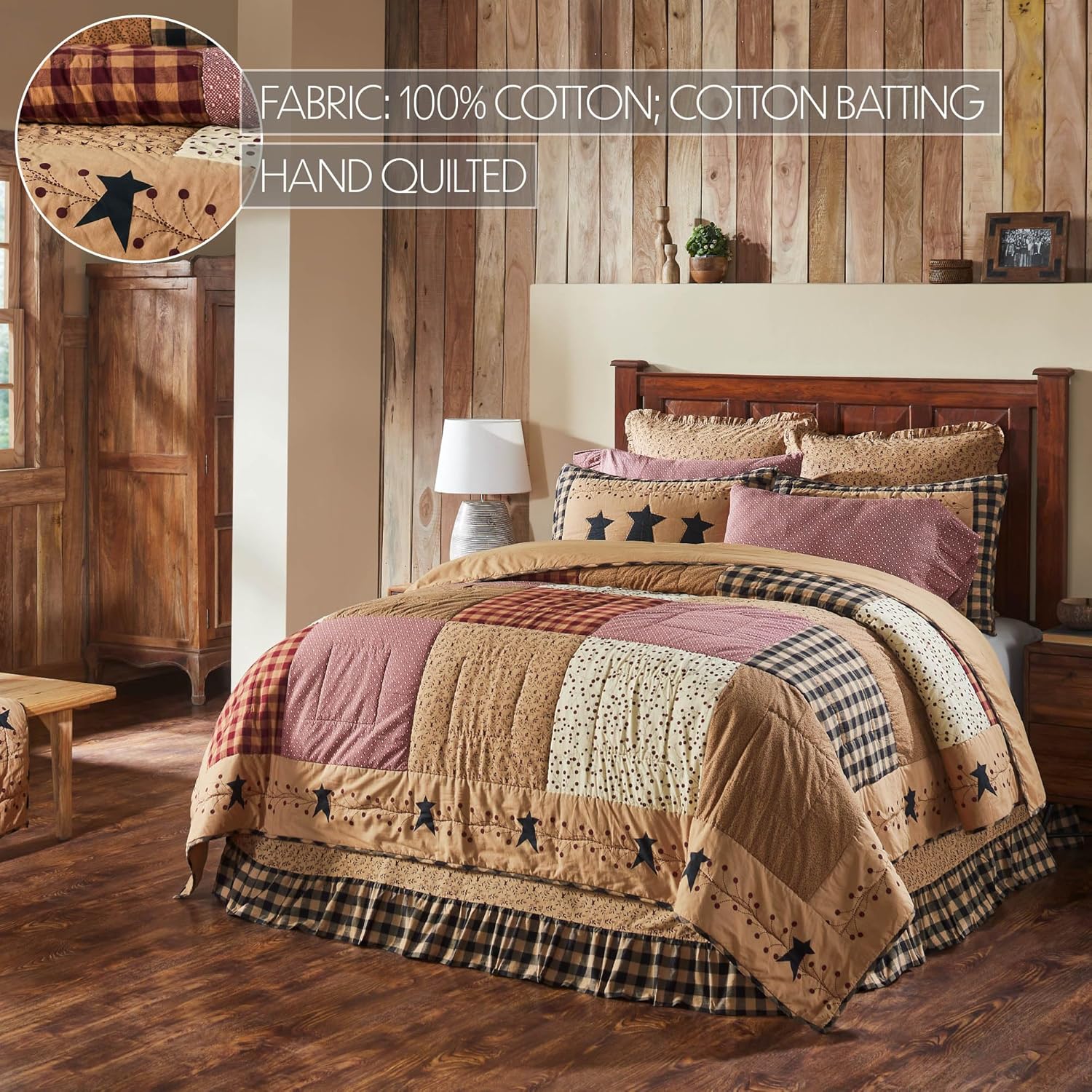 VHC Brands Pip Vinestar 3 Piece Quilt Set