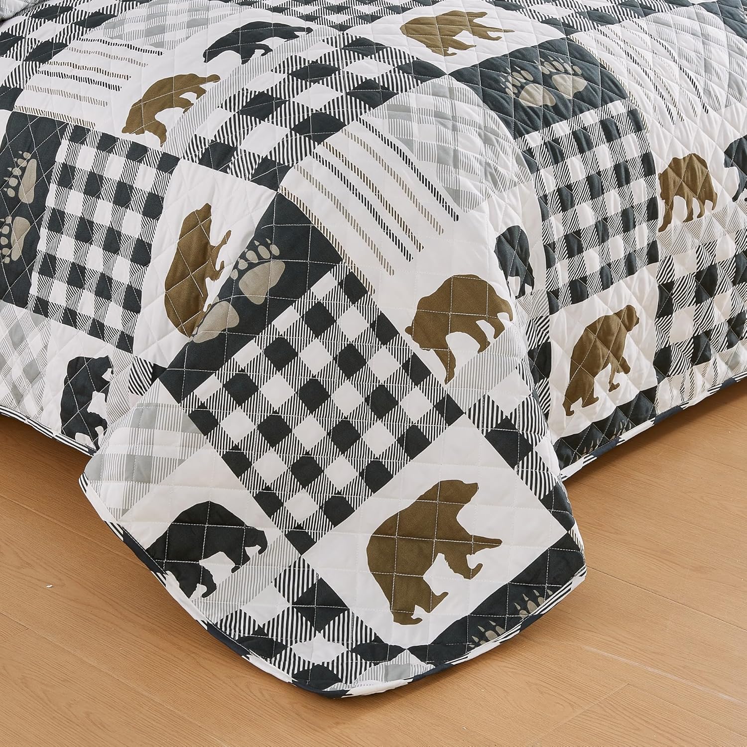 Rustic Quilt Set King Size with Shams