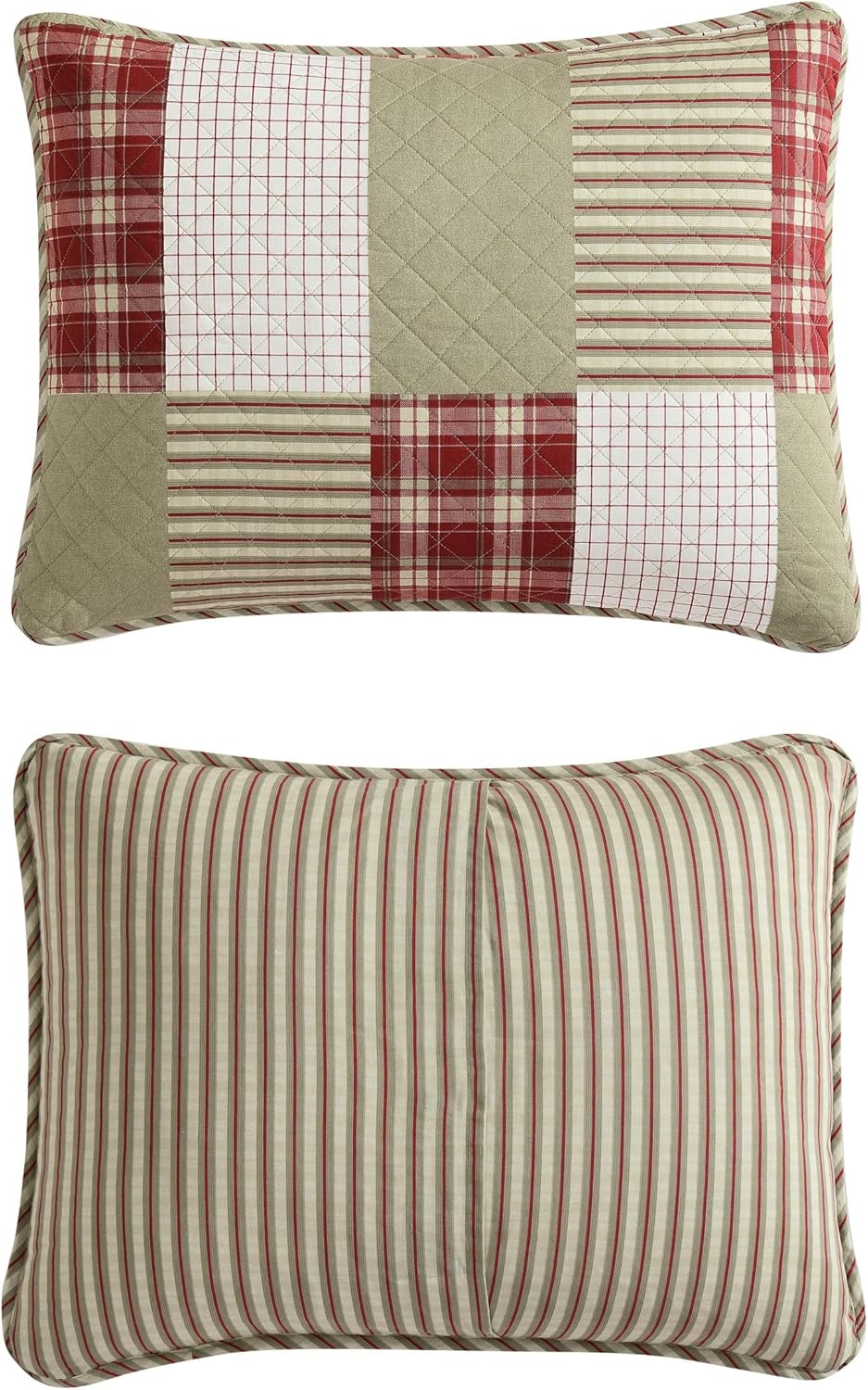 Eddie Bauer Queen Quilt Set in Camano Island Red