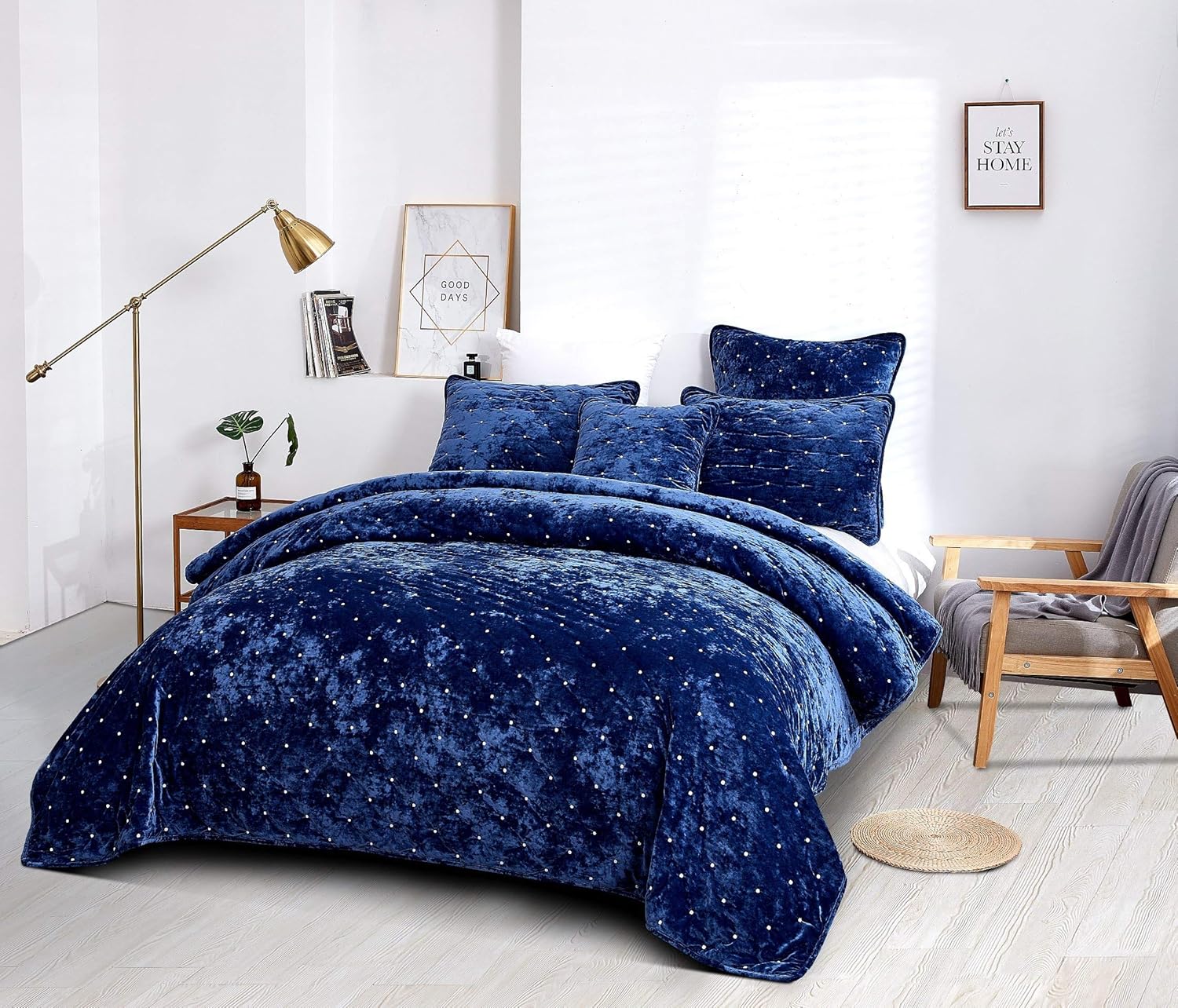 Tache Velvet Dreams Cal King Bedspread Set