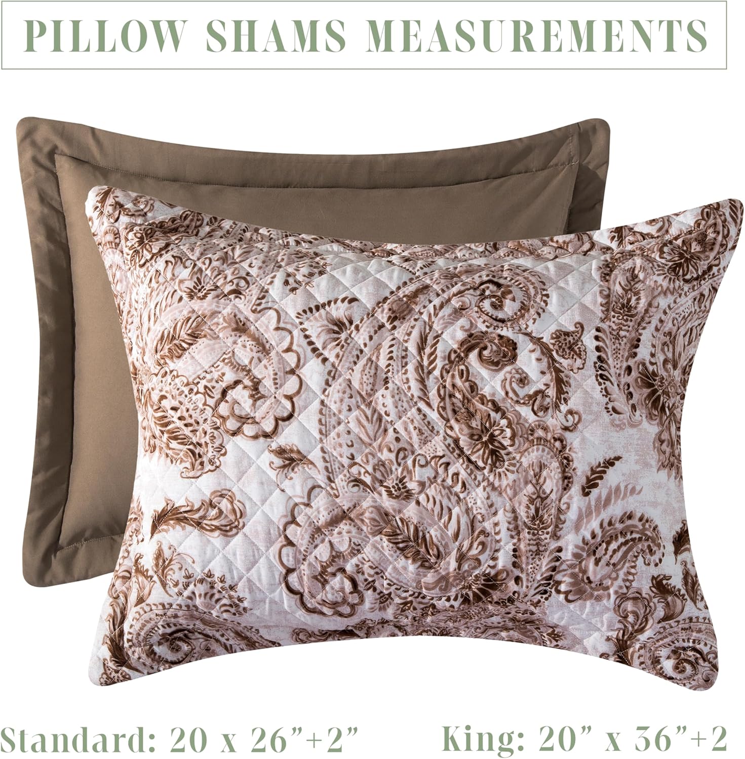 Elegant Comfort 3-Piece Reversible Quilt Set - California King Taupe