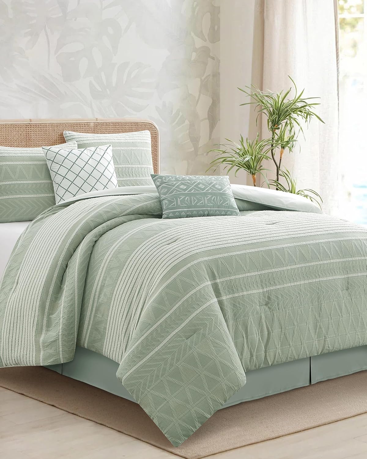 LANCO Cotton Comforter Set California King 1
