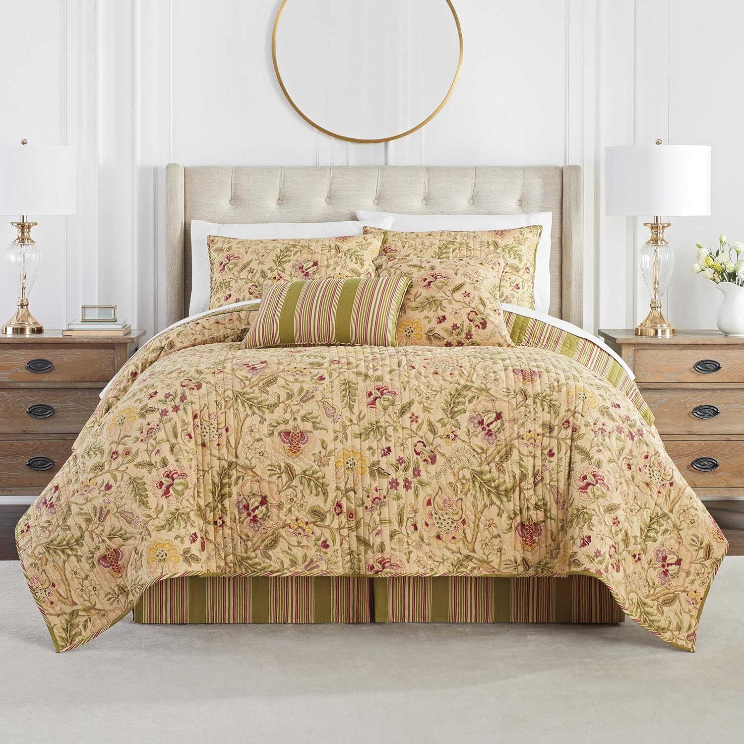 Waverly Imperial Dress Reversible Quilt Set King Size