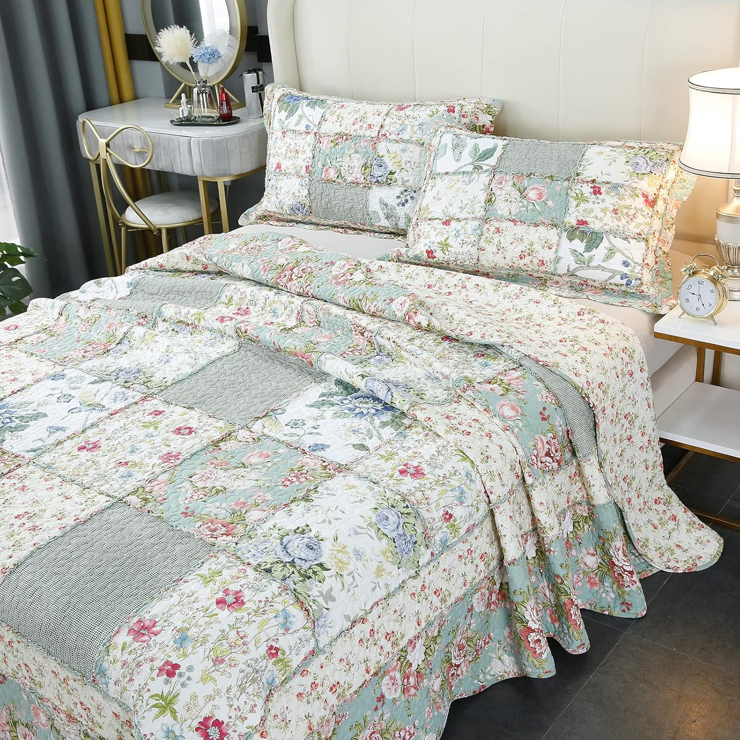Brandream Queen Size Patchwork Quilt Set