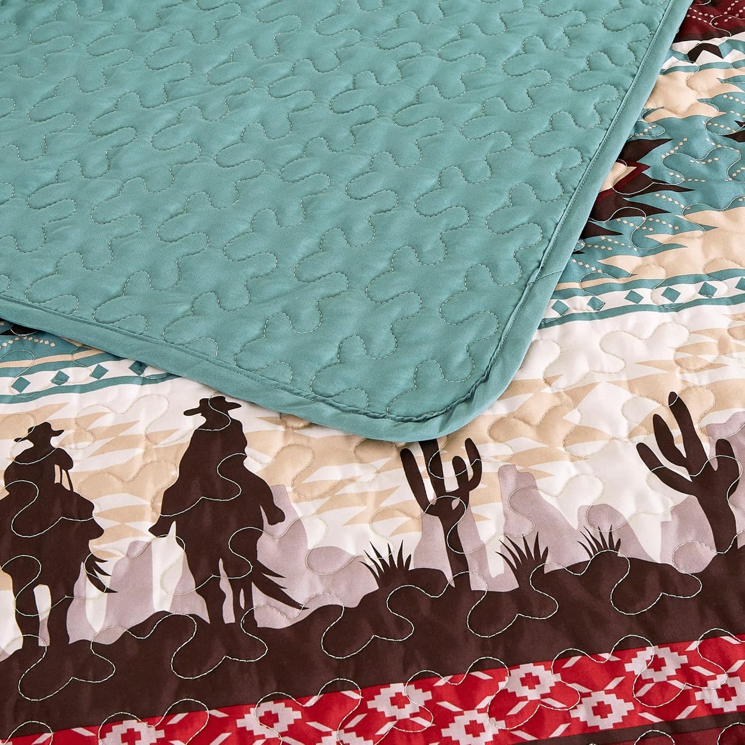 Chezmoi Collection Dune 3-Piece Quilt Set
