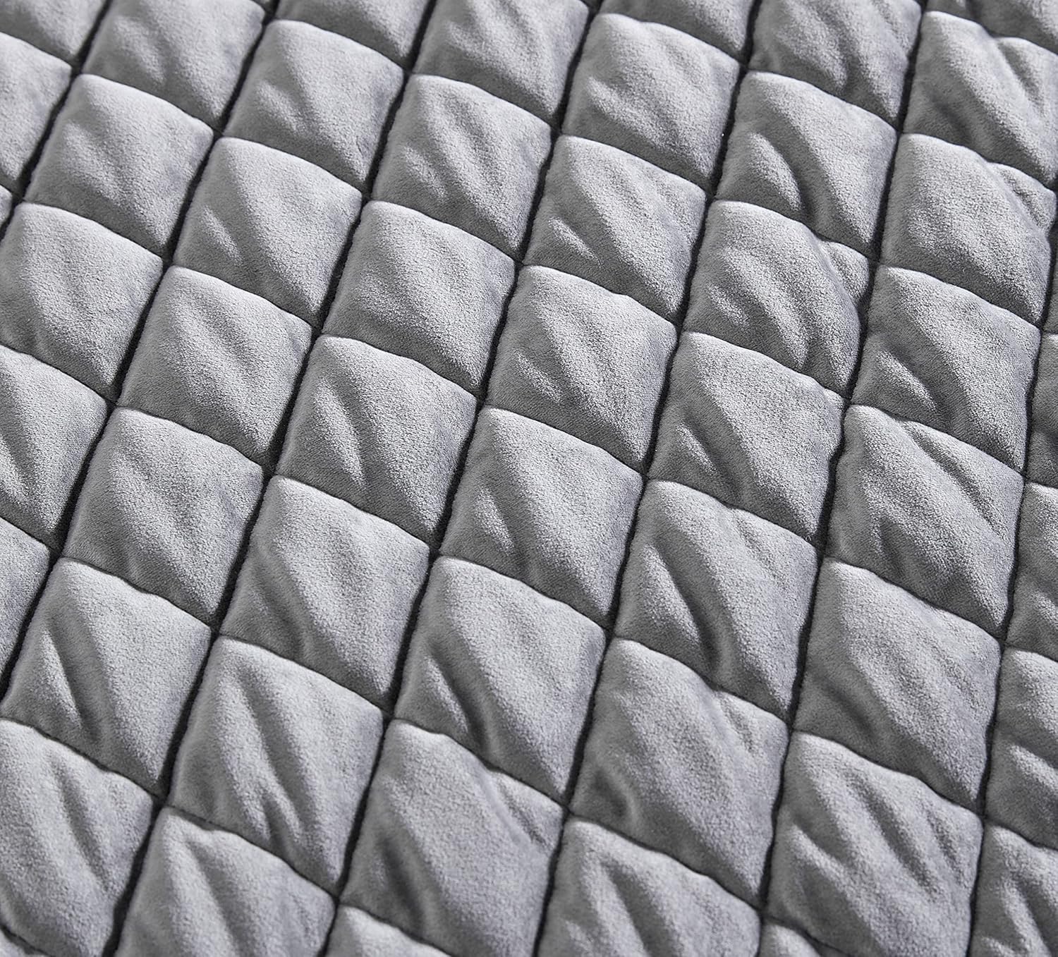 Vera Wang Queen Quilt Set Charcoal Grey