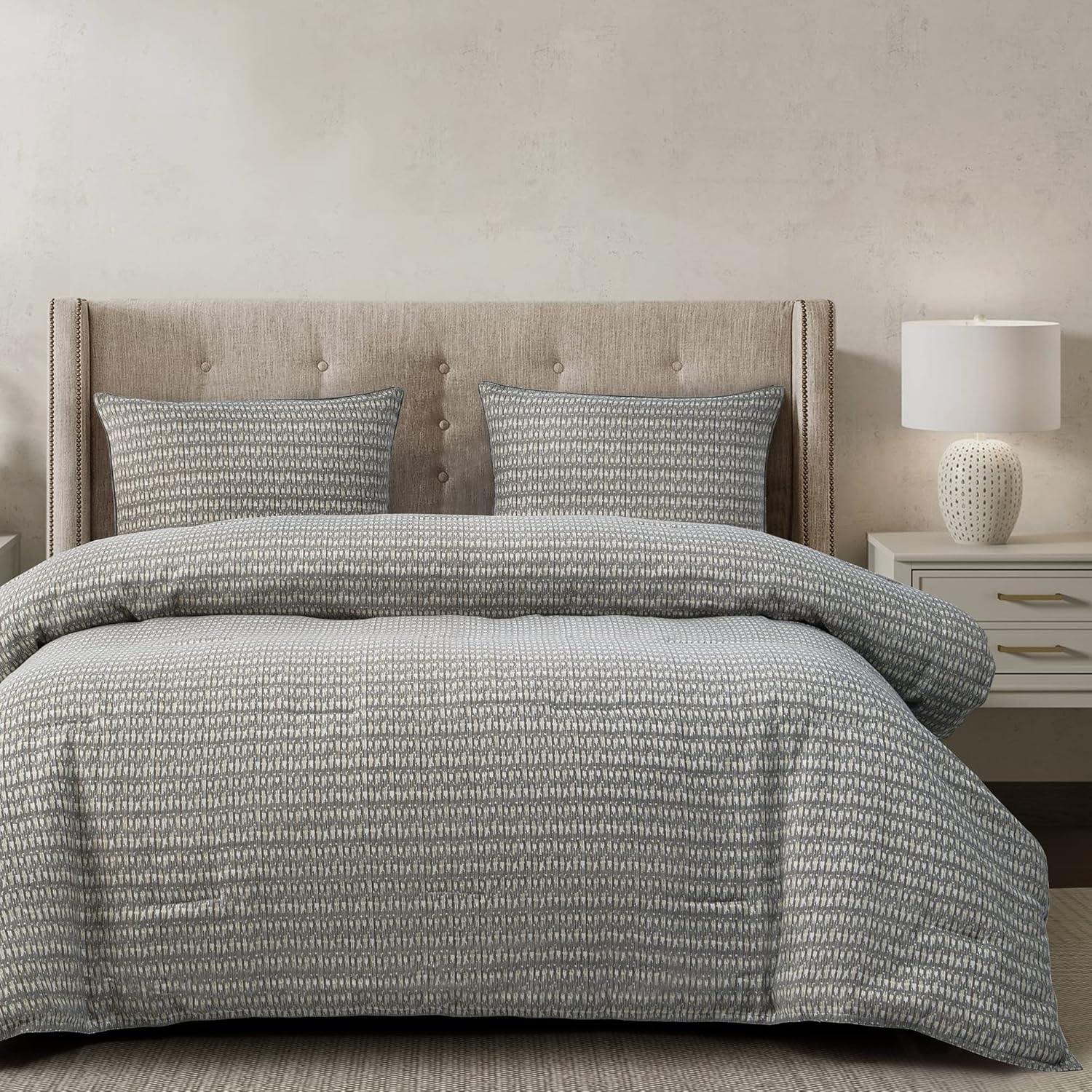 HiEnd Accents Fenton 3 Piece King Comforter Set