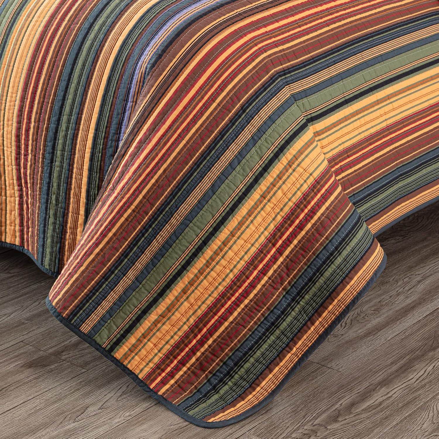 Chezmoi Avery 3-Piece Cotton Quilt Set King Size