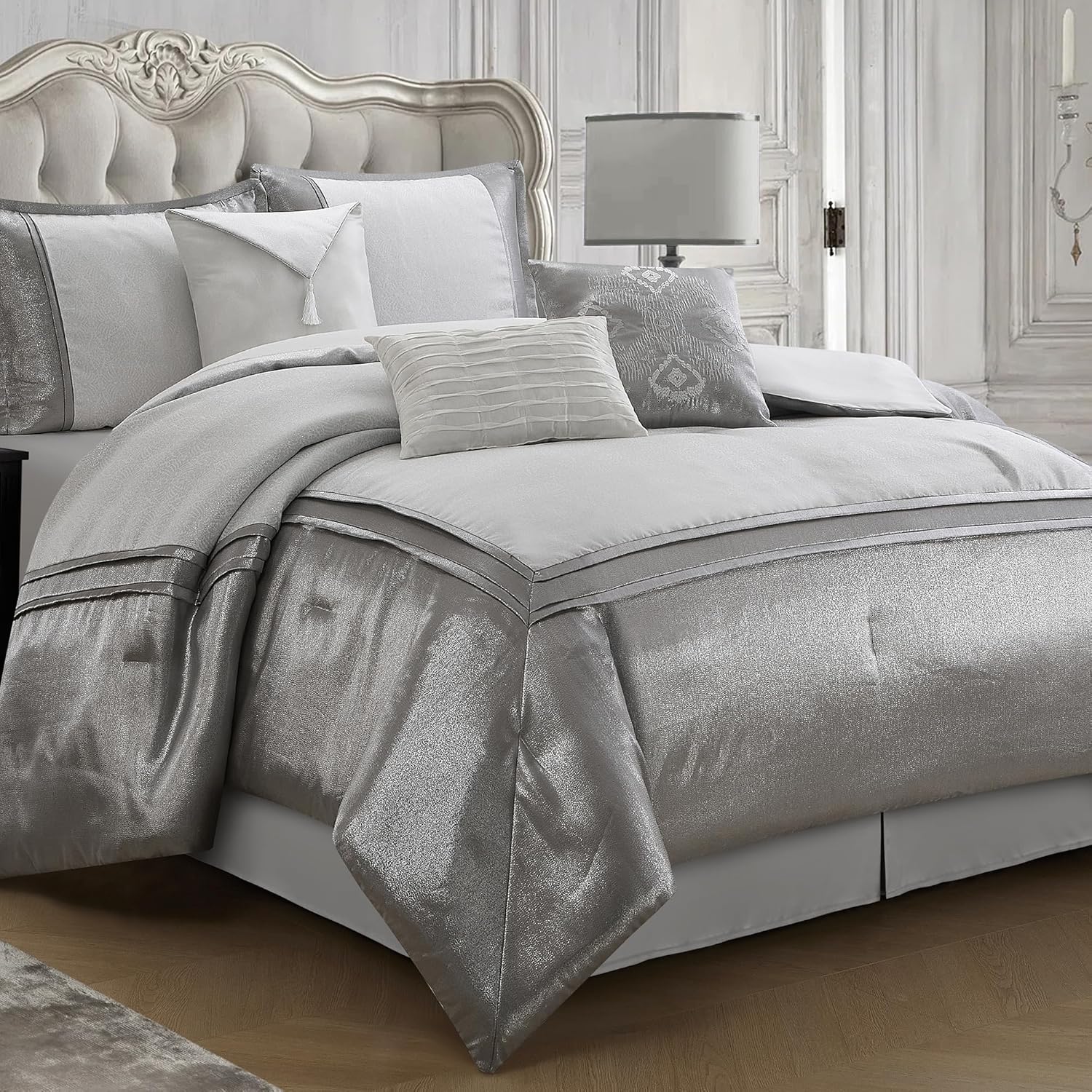 LANCO 7 Piece California King Comforter Set