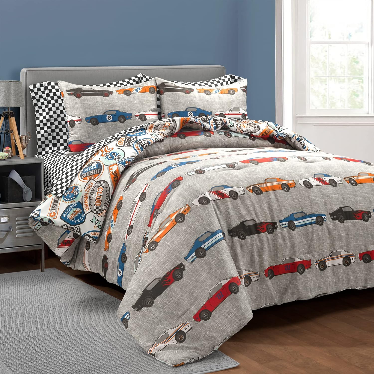 Lush Decor Muscle Car 7-Piece Comforter Set
