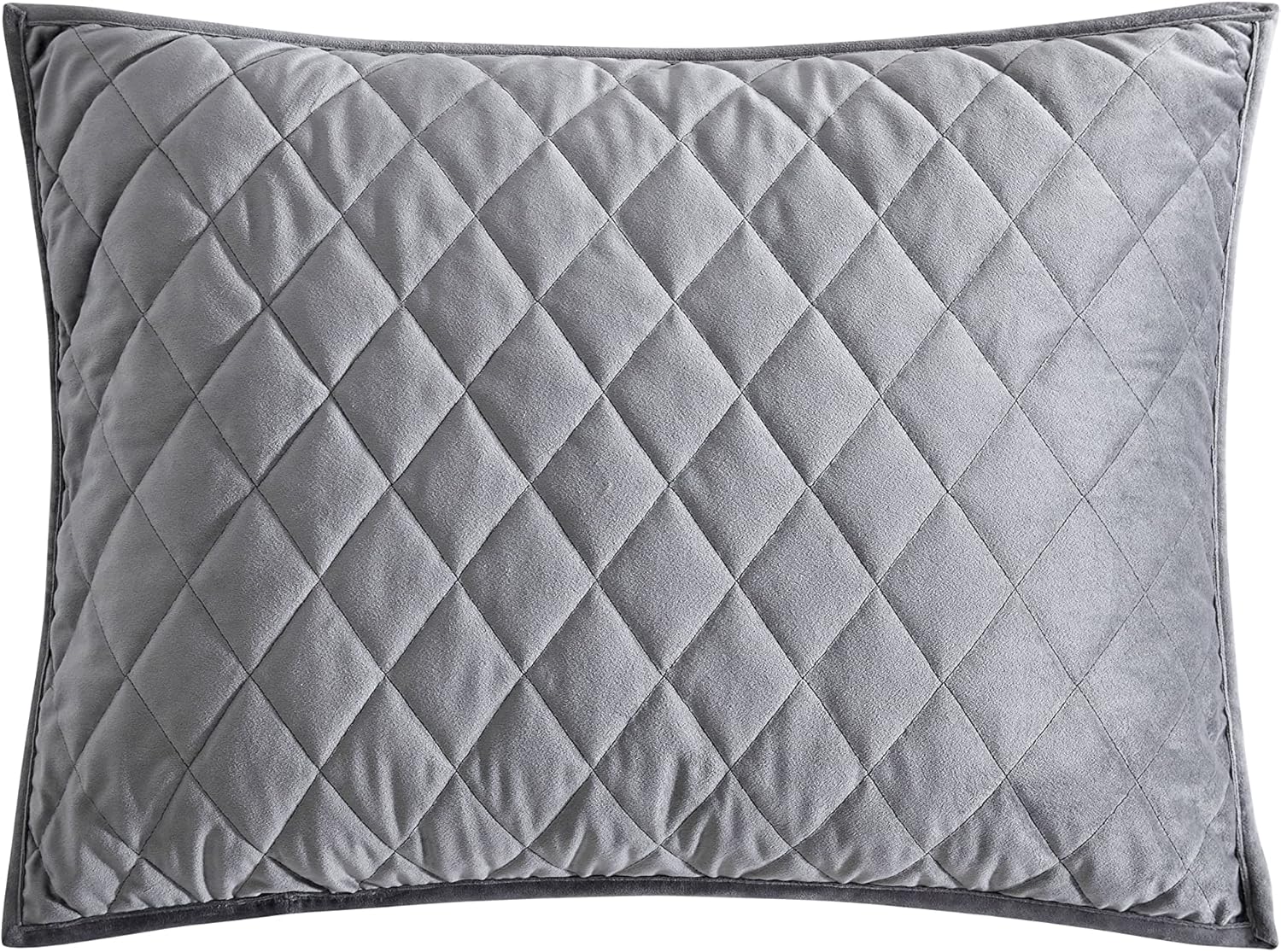 Vera Wang Queen Quilt Set Charcoal Grey