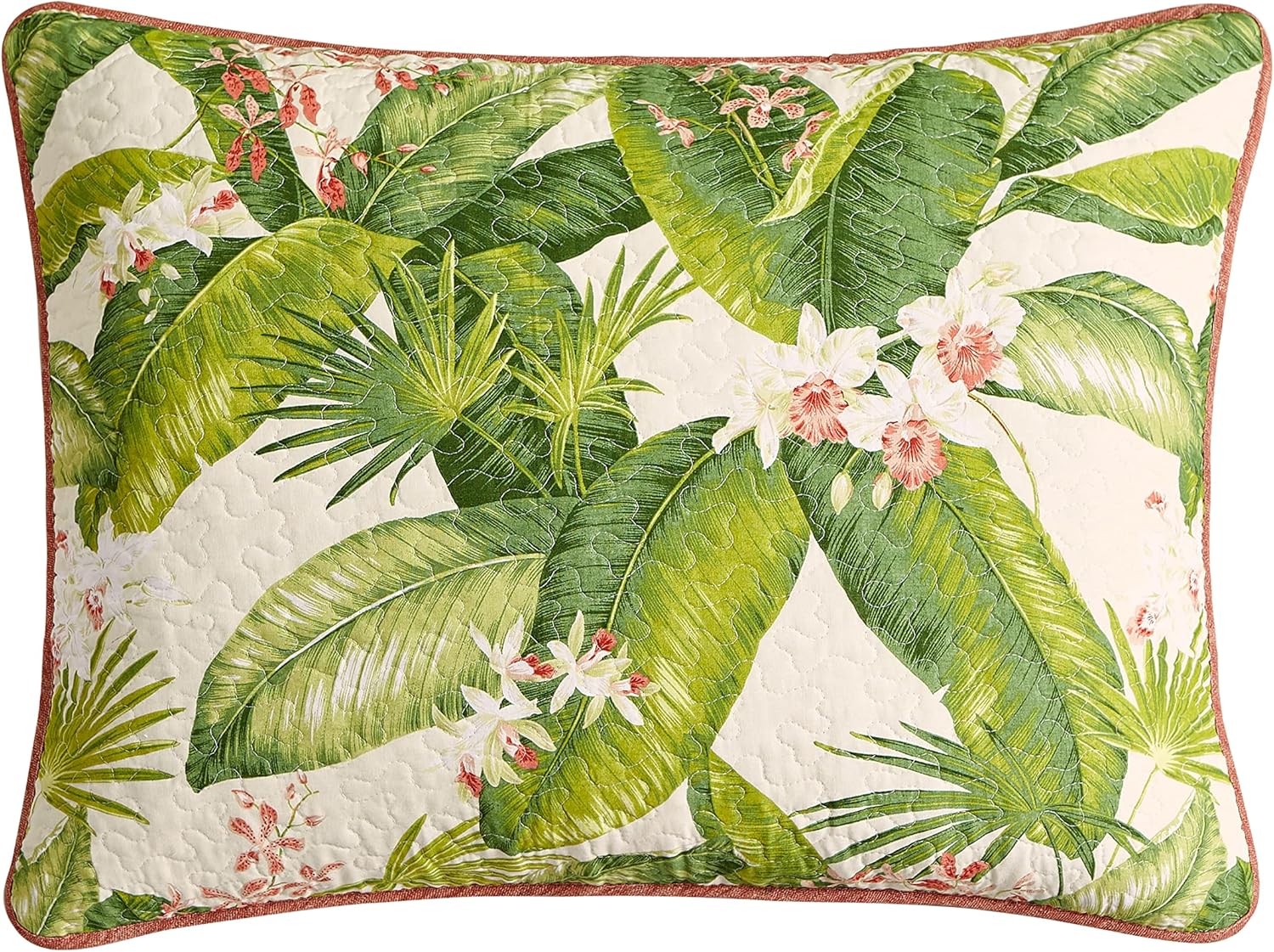 Tommy Bahama Queen Quilt Set - Reversible Cotton Bedding with Shams