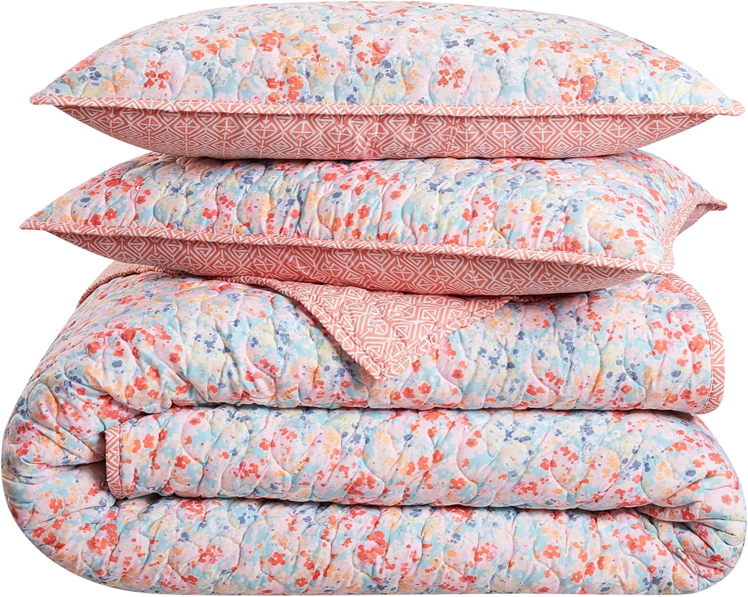 Waverly Traditions Vintage Speckle Queen Bedding Set
