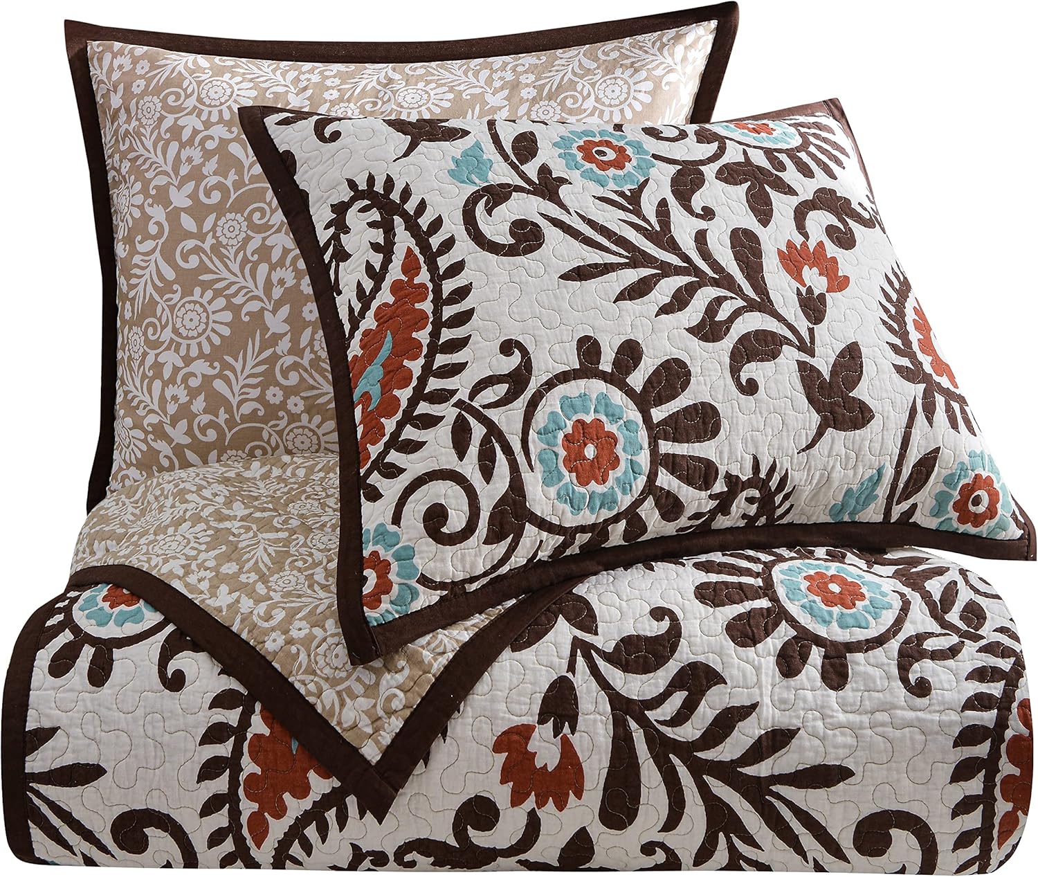 Paseo Road Rebecca 3 Piece Quilt Set Super King 1