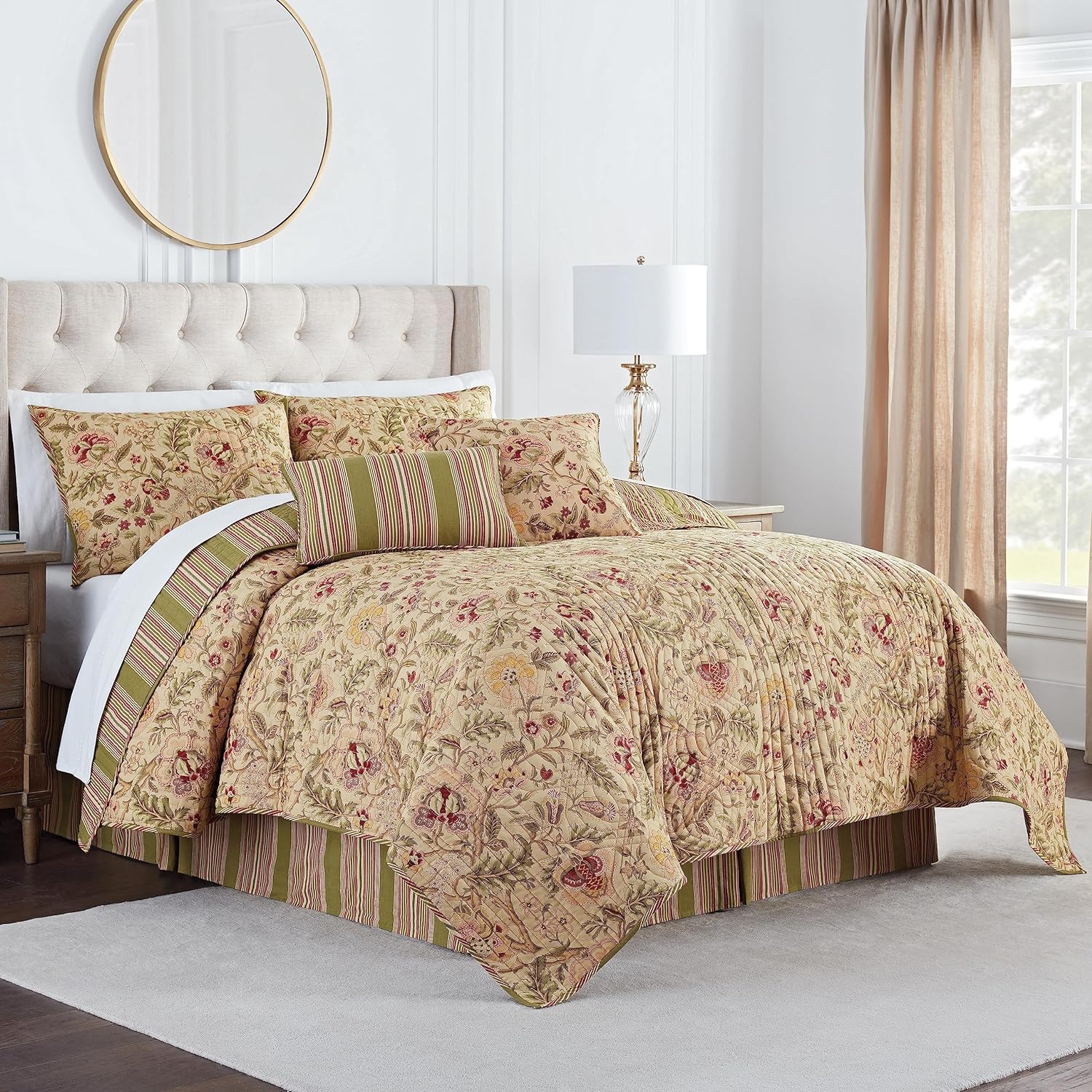 Waverly Imperial Dress Reversible Quilt Set King Size