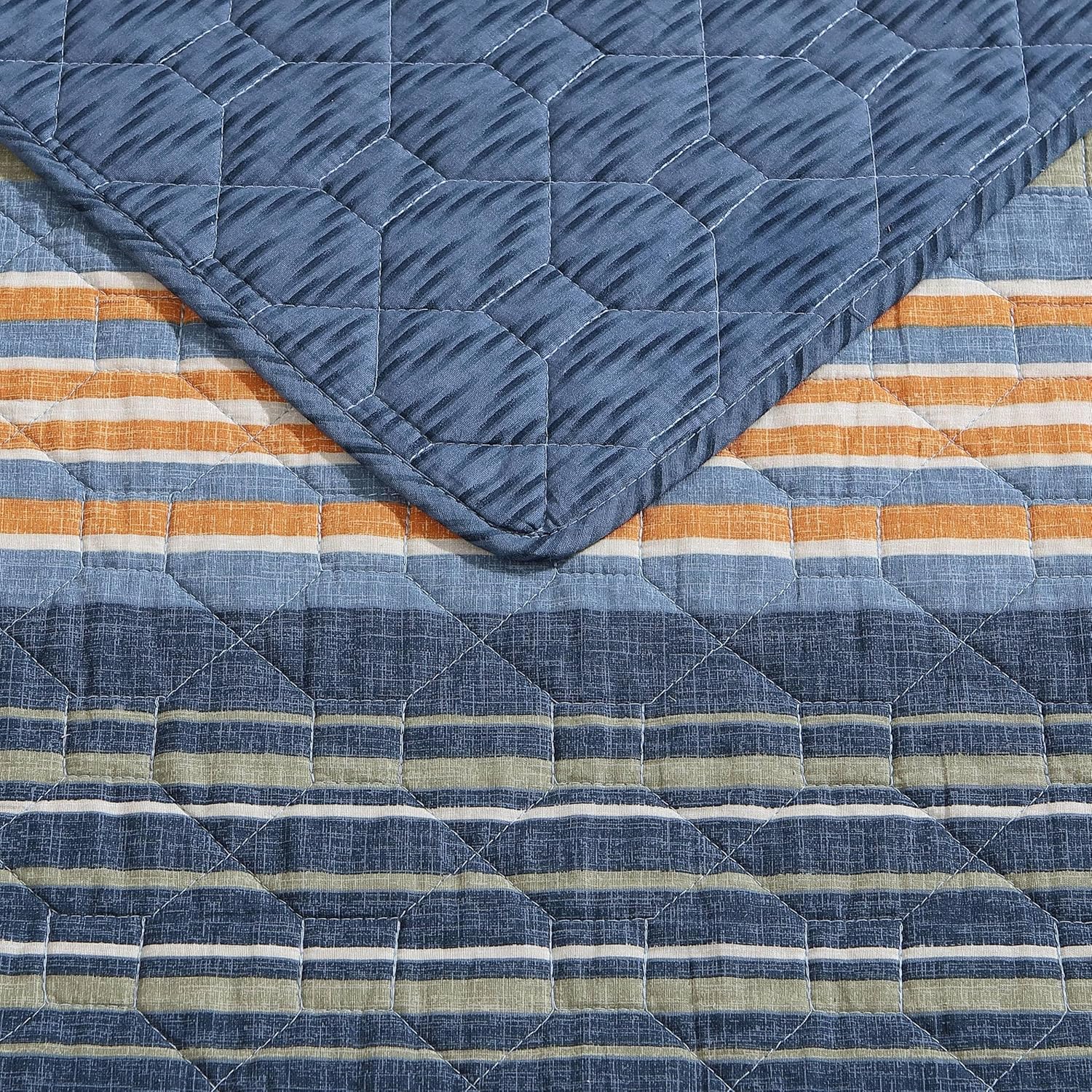 Eddie Bauer Queen Quilt Set - Reversible Cotton Bedding with Matching Shams