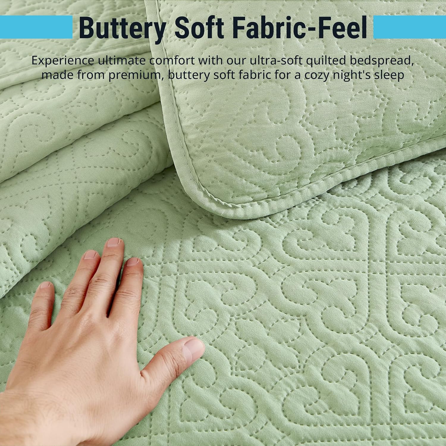 HLCME Lorenzo - 3 Piece King Quilt Set