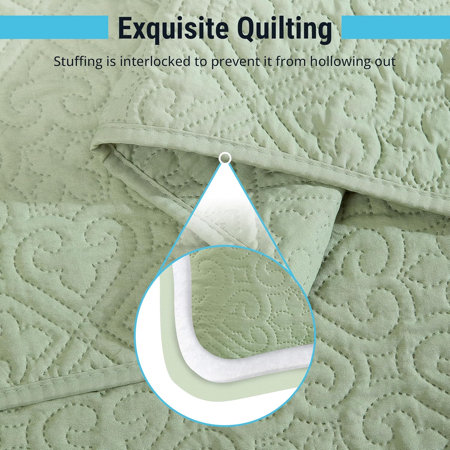HLCME Lorenzo - 3 Piece King Quilt Set