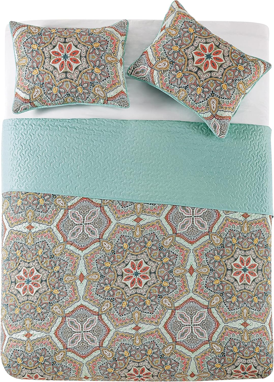 VCNY Home King Quilt Set 5-Piece Reversible