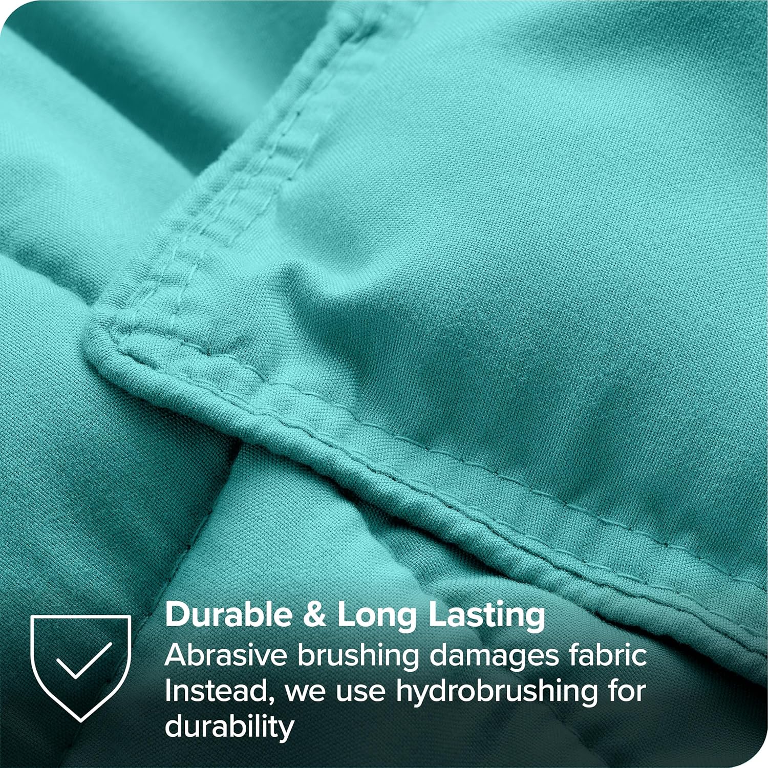 Upluxius Turquoise White 7 Piece Full XL Bed-in-A-Bag Set