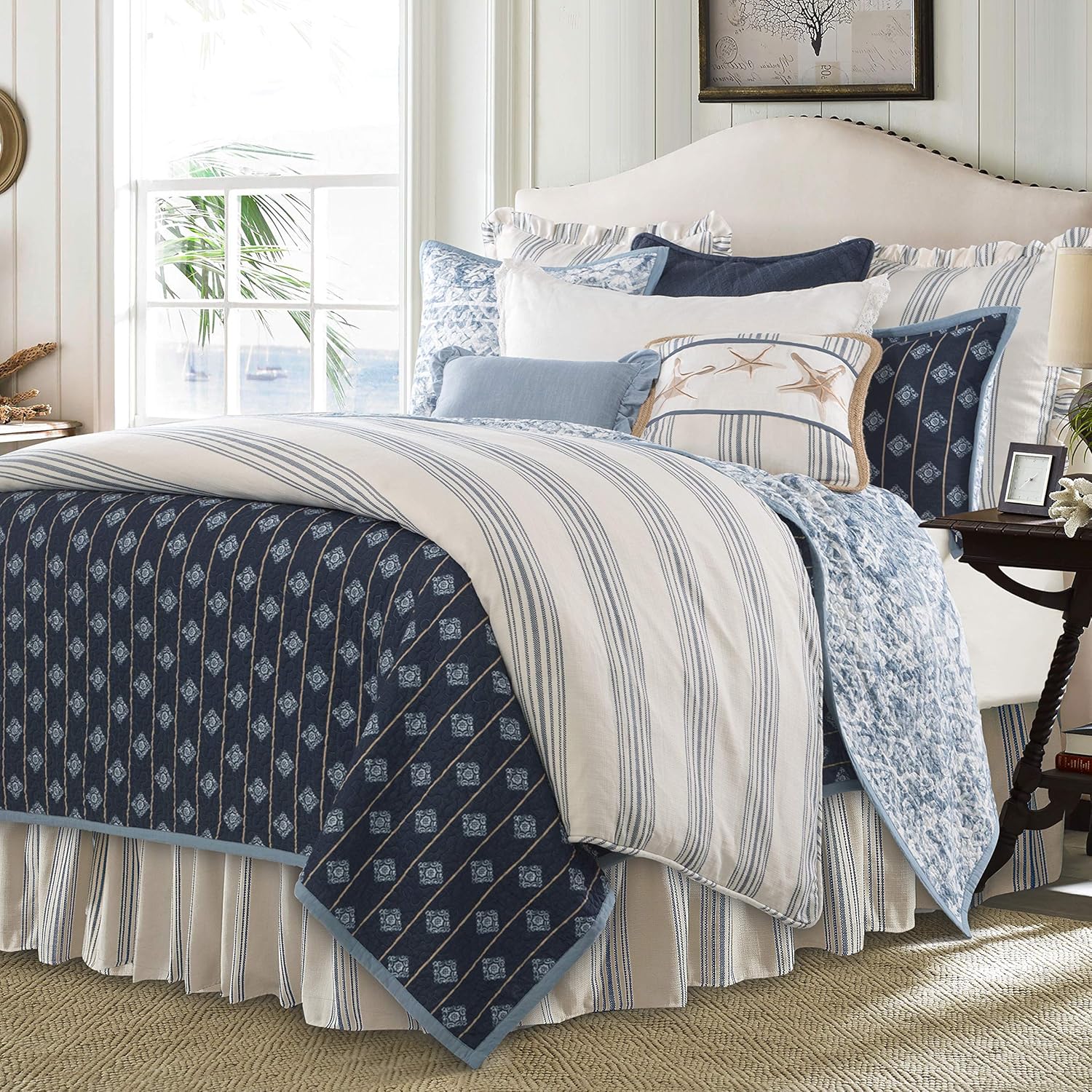 HiEnd Accents Prescott Farmhouse Comforter Set 3 Piece